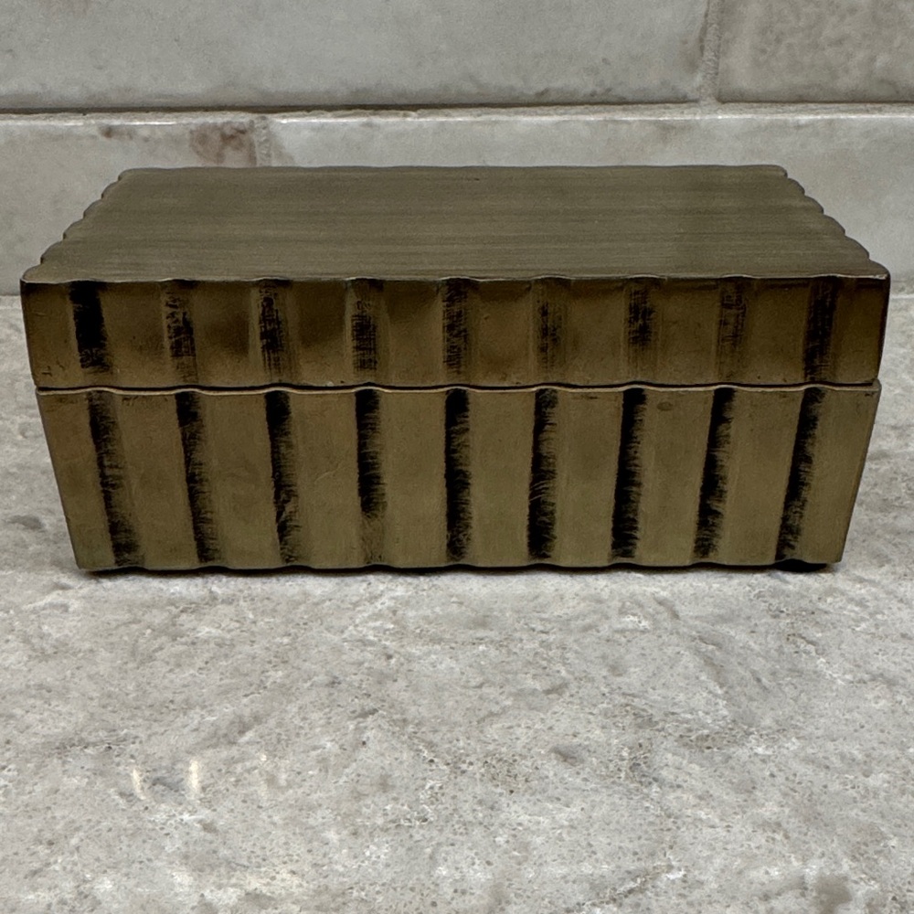 Hearth & Hand Gold Decorative Box